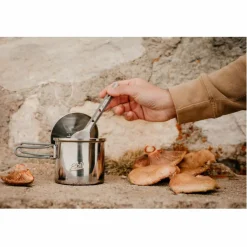 Esbit TITAN BESTECK-SET, 3 TEILIG, MIT SILIKON-MANSCHETTE - Campingbesteck