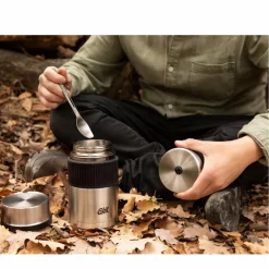 Esbit TITAN BESTECK-SET, 3 TEILIG, MIT SILIKON-MANSCHETTE - Campingbesteck