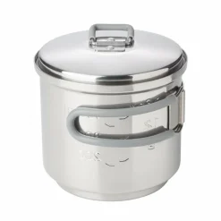 Esbit TROCKENBRENNSTOFF-KOCHSET, 585ML, TOPF AUS EDELSTAHL