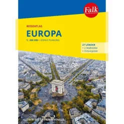 FALK REISEATLAS EUROPA 1:800.000 - Straßenkarte