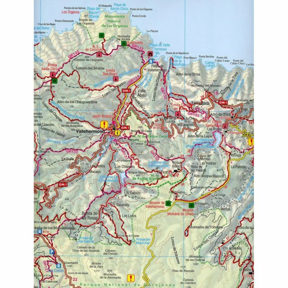 F+B GOMERA 1:35.000 - Straßenkarte