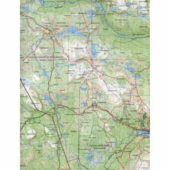 FJÄLLKARTAN 1 : 100 000 W1 GRÖVELSJÖN - LOFSDALEN - Wanderkarte
