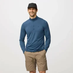 Fjällräven ABISKO DAY HIKE HALF ZIP M Herren - Funktionsshirt