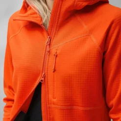Fjällräven ABISKO GRID FLEECE HOODIE W Damen - Fleecejacke