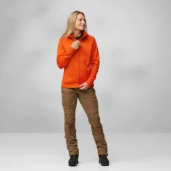 Fjällräven ABISKO GRID FLEECE HOODIE W Damen - Fleecejacke