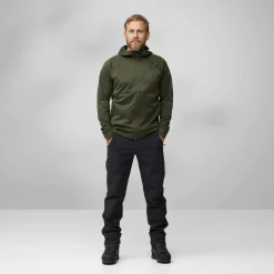Fjällräven ABISKO GRID FLEECE HOODIE M Herren - Fleecejacke