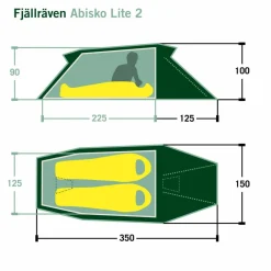 Fjällräven ABISKO LITE 2 - Tunnelzelt
