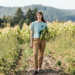 Fjällräven FJÄLLBLOMSTER LOGO T-SHIRT W Damen - T-Shirt