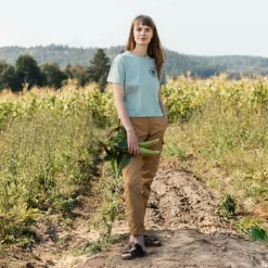 Fjällräven FJÄLLBLOMSTER LOGO T-SHIRT W Damen - T-Shirt