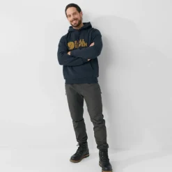 Fjällräven FJÄLLRÄVEN LOGO HOODIE M Herren - Hoodie