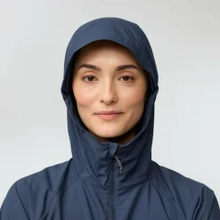 Fjällräven HIGH COAST SHORT WIND HOODIE W Damen - Softshelljacke