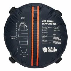 Fjällräven KEB THREE SEASONS REGULAR - Daunenschlafsack
