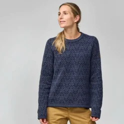 Fjällräven SNOW ROUND NECK SWEATER W Damen - Strickpullover