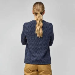 Fjällräven SNOW ROUND NECK SWEATER W Damen - Strickpullover