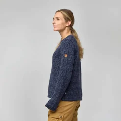 Fjällräven SNOW ROUND NECK SWEATER W Damen - Strickpullover