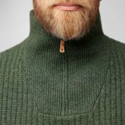 Fjällräven ÖVIK HALF ZIP KNIT M Herren - Wollpullover