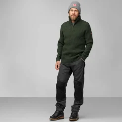 Fjällräven ÖVIK HALF ZIP KNIT M Herren - Wollpullover