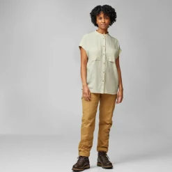 Fjällräven ÖVIK HEMP SHIRT SS W Damen - Outdoor Bluse