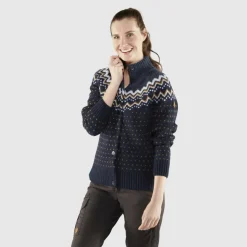 Fjällräven ÖVIK KNIT CARDIGAN W Damen - Wolljacke