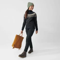 Fjällräven ÖVIK KNIT ROLLER NECK W Damen - Wollpullover