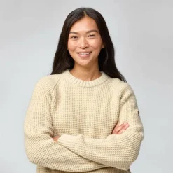 Fjällräven ÖVIK WAFFLE KNIT W Damen - Wollpullover