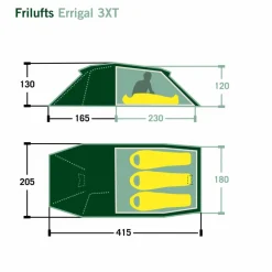 FRILUFTS ERRIGAL 3 XT - Tunnelzelt