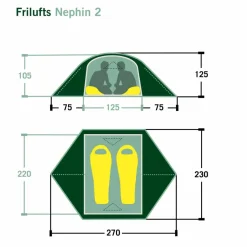 FRILUFTS NEPHIN 2 - Kuppelzelt