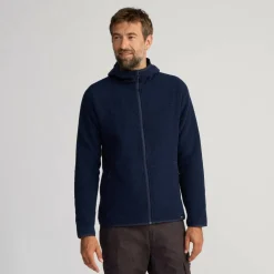 FRILUFTS REILA HOODED KNITTED FLEECE JACKET Herren - Wolljacke