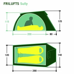 FRILUFTS SULLY - Kuppelzelt
