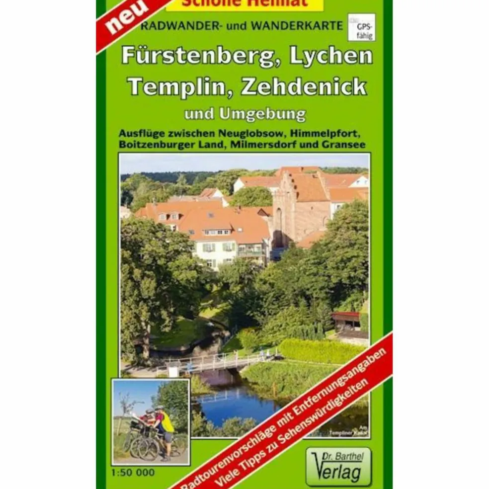 FÜRSTENBERG, LYCHEN, TEMPLIN, ZEHDENICK - Wanderkarte