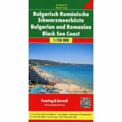 FUB BULGARISCH RUMÄNISCHE SCHWARZMEERKÜS - Straßenkarte