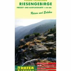 HÖFER POLEN/TSCHECHIEN CR 303. RIESENGEBIRGE 1:100 000 - Straßenkarte