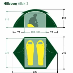 Hilleberg ALLAK 3 - Kuppelzelt
