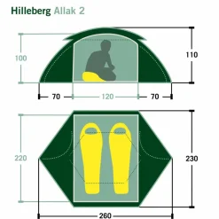 Hilleberg ALLAK 2 - Kuppelzelt