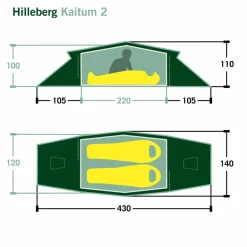 Hilleberg KAITUM 2 - Tunnelzelt
