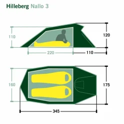 Hilleberg NALLO 3 - Tunnelzelt
