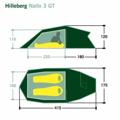 Hilleberg NALLO 3 GT - Tunnelzelt