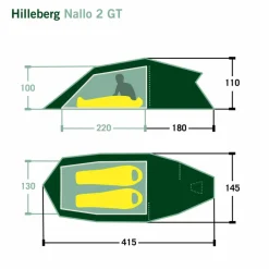 Hilleberg NALLO 2 GT - Tunnelzelt