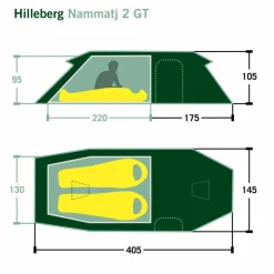 Hilleberg NAMMATJ 2 GT - Tunnelzelt