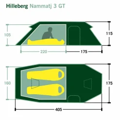 Hilleberg NAMMATJ 3 GT - Tunnelzelt