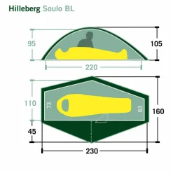 Hilleberg SOULO BL - Einpersonenzelt