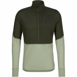 Icebreaker MEN MERINO BLEND 200 REALFLEECE DESCENDER LS HALF ZIP Herren - Funktionsshirt
