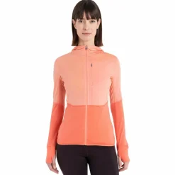 Icebreaker W MERINO 200 REALFLEECE DESCENDER LS ZIP HOODIE Damen - Fleecejacke