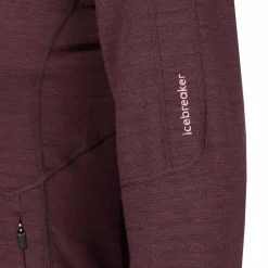 Icebreaker W MERINO 400 REALFLEECE DESCENDER LS ZIP Damen - Wolljacke