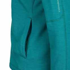 Icebreaker WOMEN MERINO 360 REALFLEECE ELEMENTAL LS ZIP HOODIE Damen - Wolljacke