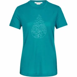 Icebreaker WOMEN MERINO 150 TECH LITE III SS TEE HIKE PATH Damen - Funktionsshirt