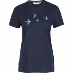 Icebreaker WOMEN MERINO 150 TECH LITE SS TEE BIRD TRANSIT Damen - Funktionsshirt