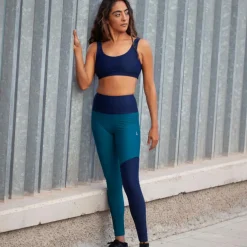 Inaska HIGH WAIST TIGHT  WILD BLUE-PETROL Damen - Leggings