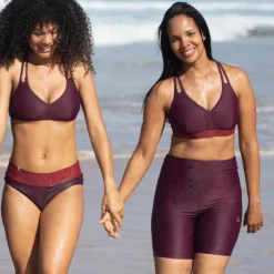Inaska SHORT HIGH WAIST TIGHT  CHILL DARK BERRY Damen - Shorts