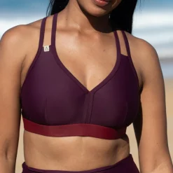 Inaska TOP WILD DARK BERRY Damen - Bikini